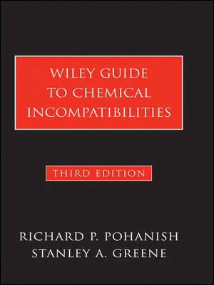 cover image of Wiley Guide to Chemical Incompatibilities